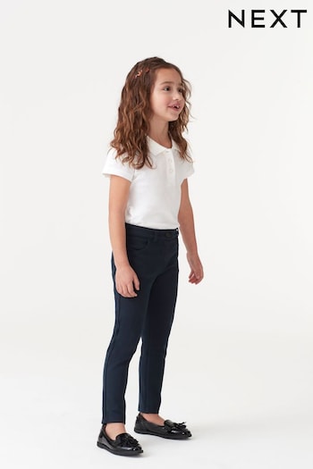 Navy Jersey Stretch Skinny Graphic Trousers (3-18yrs) (558262) | £11 - £16