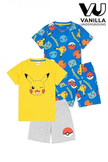 Vanilla Underground Yellow Boys Pokémon Pyjamas 2 Pack (558267) | £27