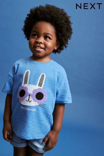 Blue Bunny Short Sleeve T-Shirt (3mths-7yrs) (558690) | £6 - £8