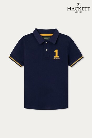 Hackett Kids Blue Polo Shirts (559215) | £65