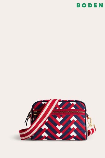 Boden Red Canvas Crossbody Bag (559278) | £55