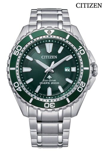 Citizen Gents Silver Tone Eco-Drive Promaster Diver Dive Watch (559350) | £319