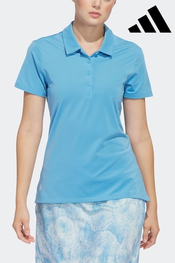 adidas Golf Bright Blue Performance Ultimate365 Solid Short Sleeve Polo Shirt (559526) | £35