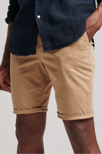 Superdry Brown Core Chino Shorts (560473) | £40