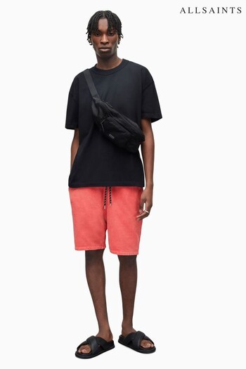 AllSaints Red Rico Sweat Shorts (560711) | £75