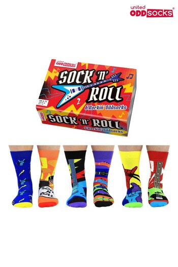 United Odd Socks Multi Rock & Roll Printed Novelty Socks (560821) | £16