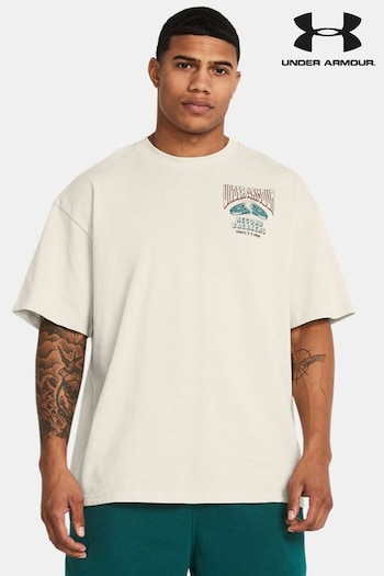 Under Armour Cream Record Breakers T-Shirt (560934) | £41