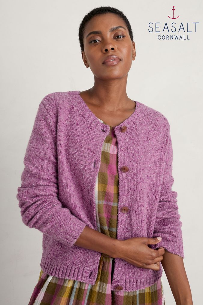 Purple cardigans shop