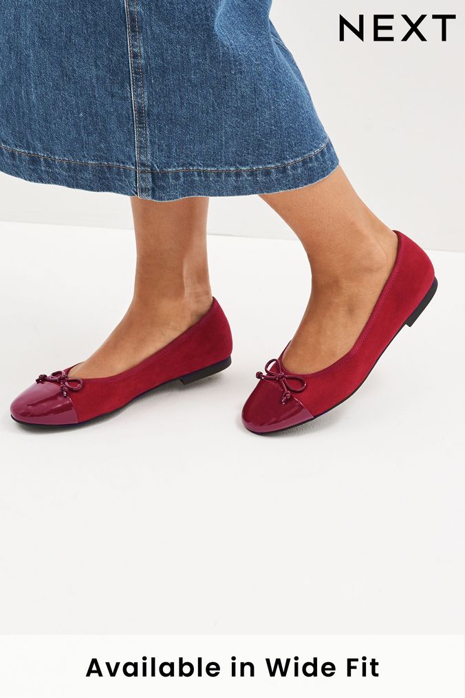 Womens Red Flat Heel Shoes Womens Brogues Loafers Next UK