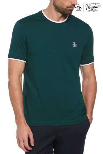 Original Penguin Sticker Pete Ringer Short Sleeve T-Shirt (561462) | £35