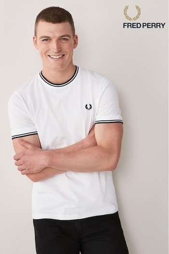 Fred Perry Twin Tipped Logo T-Shirt (561771) | £50