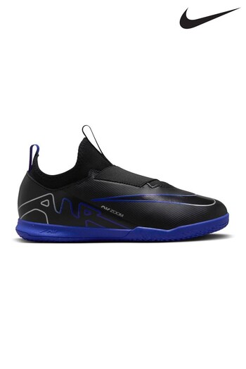 Nike Black Jr. Zoom Mercurial Vapor 15 Academy Indoor Court Football Leather Boots (561826) | £60