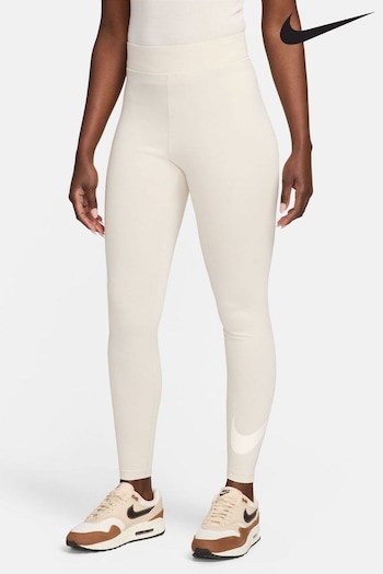 Nike cleaner Ivory Sportswear Swoosh Leggings (561915) | £38