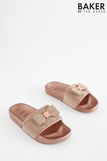 Baker by Ted Baker Lgry Diamanté Sliders with Bow (562376) | £28
