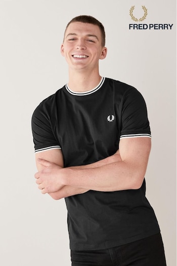 Fred Perry Twin Tipped Logo T-Shirt (562412) | £50