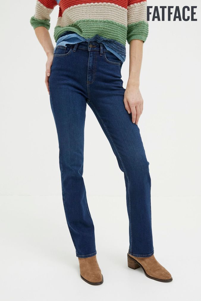 FatFace Jeans For Women Straight Slim Fit Jeans Next UK