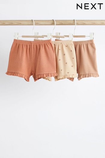Beige/Cream Baby Shorts Flared 3 Pack (563699) | £13 - £15