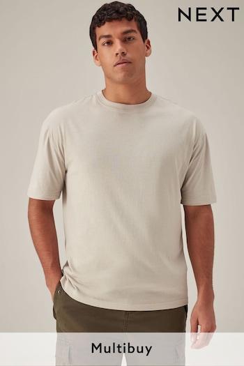 Neutral Relaxed Essential Crew Neck T-Shirt (564092) | £9