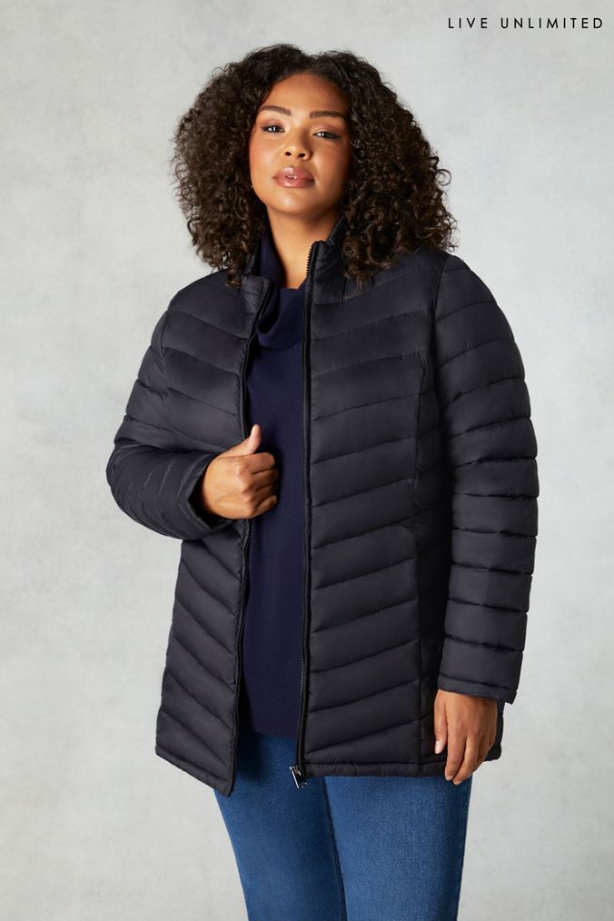 Buy Women s Jackets Grey Puffer Coatsandjackets Online Next UK