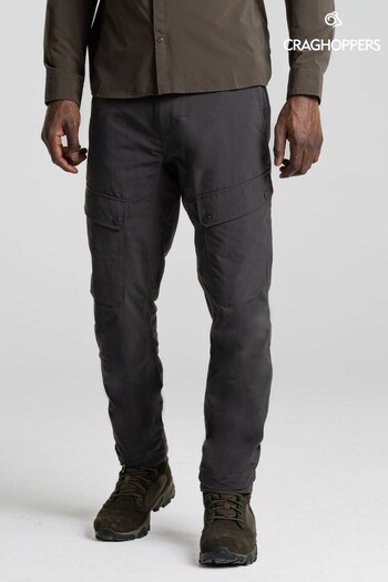Craghoppers NosiLife Adventure Dark Grey Trousers stretch (564397) | £90