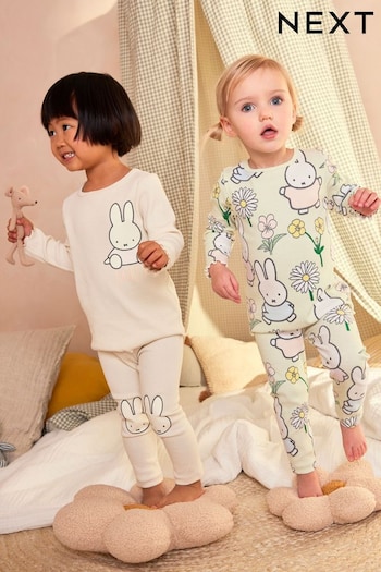 Green/Cream Miffy License Pyjamas 2 Pack (9mths-8yrs) (564511) | £27 - £33