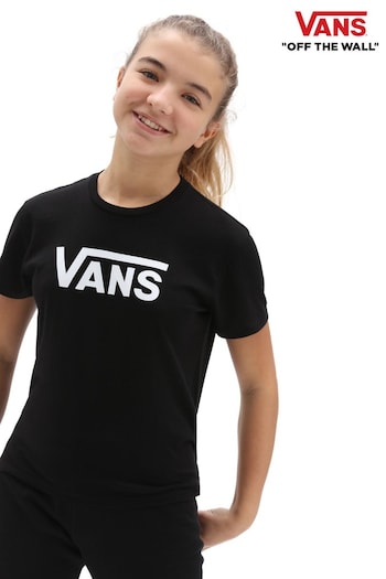 Vans sk8 Girls Black Logo T-Shirt (564660) | £21