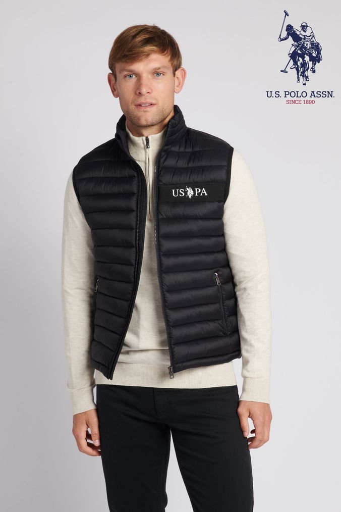 Polo gilets hotsell mens