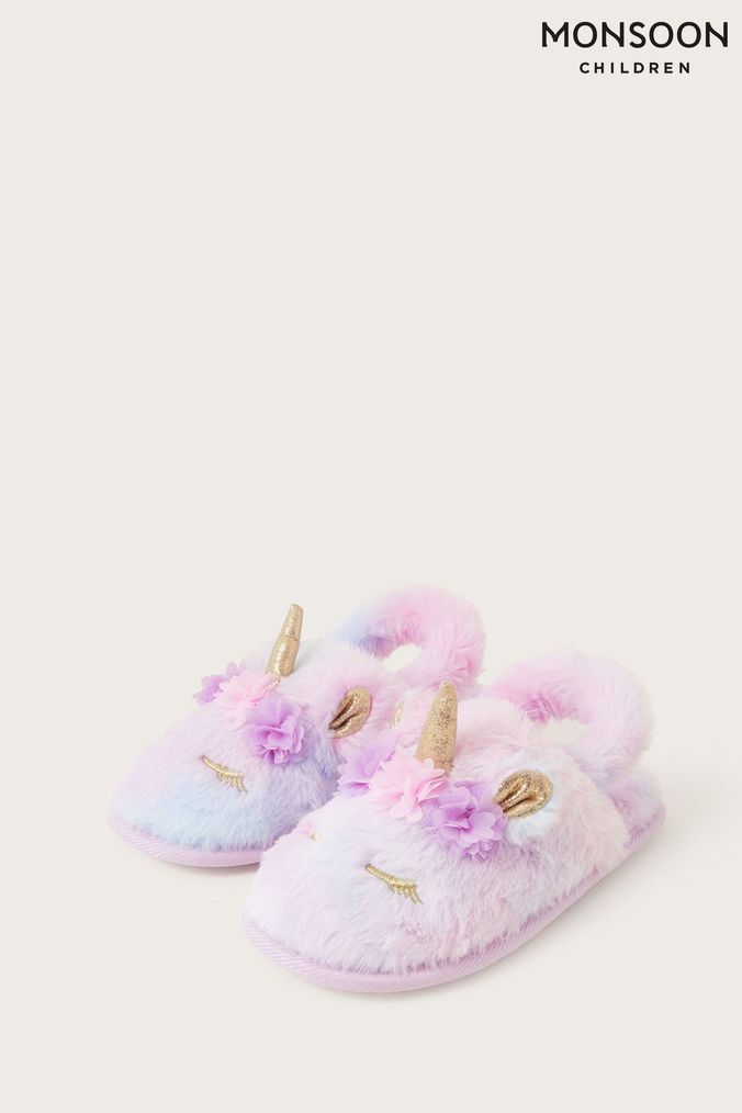 Buy Girls Slippers Purple Footwear Online Next UK