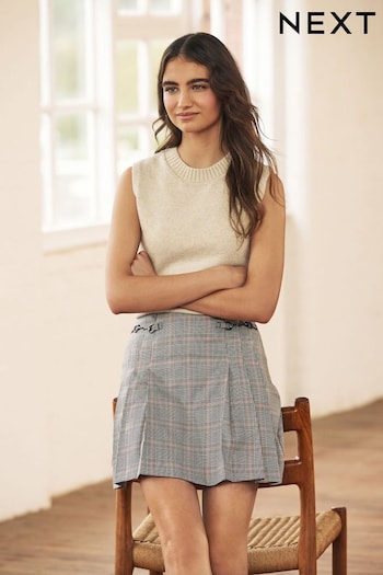 Monochrome Mini Pleated Kilt Skirt (565229) | £32