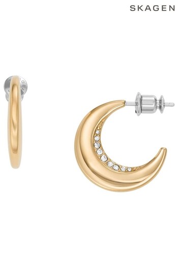 Skagen Ladies Gold Tone Jewellery Kariana Earrings (565579) | £59