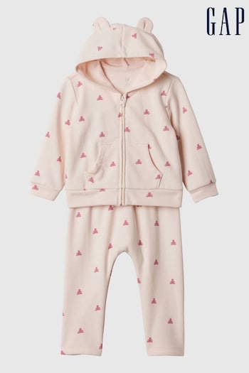 Gap Pink Brannan Bear Two Piece Outfit Set (Newborn-24mths) (566070) | £30