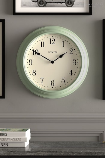 Jones Clocks Green A Classic Duck Egg Wall Clock (566222) | £45