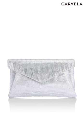 Carvela Natural Chrome Stargaze Clutch Bag (566304) | £79