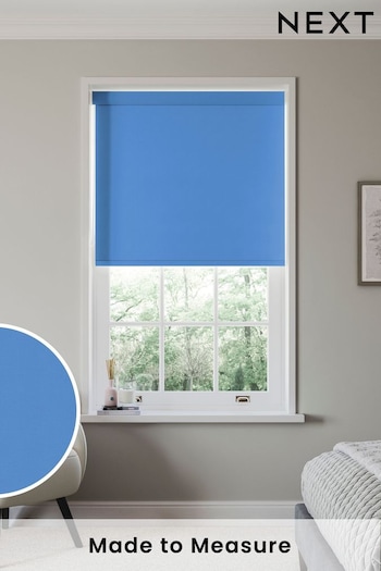Pacific Blue Echo Made to Measure Blackout Roller Blind (566317) | £57