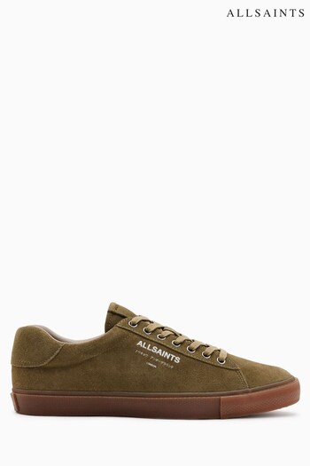 AllSaints Green Underground Suede Shoes Ankle (566388) | £119