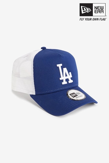 New Era® LA Dodgers Clean Blue A-Frame Trucker Cap (566707) | £22