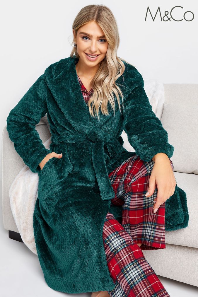Green on sale dressing gown