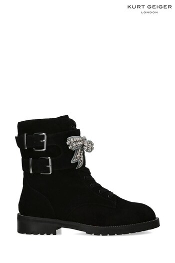Kurt Geiger London Sutton Bow Black Boots (566830) | £259