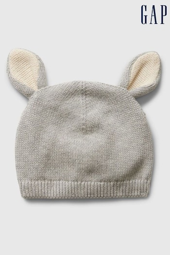 Gap Grey Bunny Cosy Knit Beanie (567138) | £12