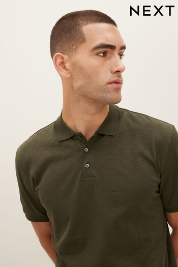 Green Textured Polo Shirt (567884) | £30