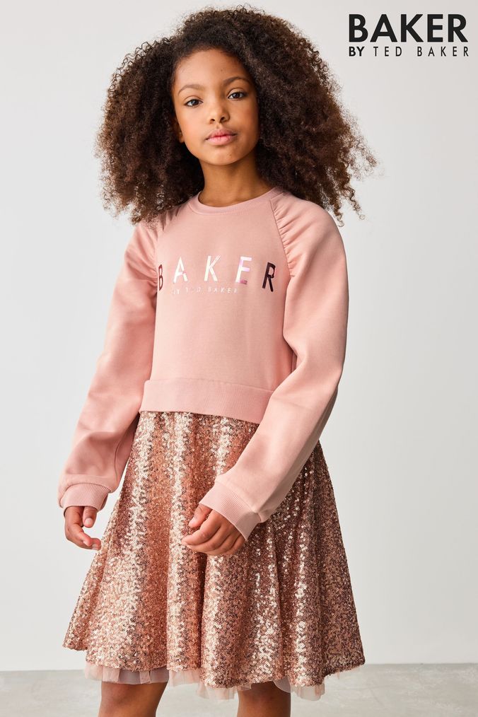 Buy Girls Baker by Ted Baker Jumper Dress Dresses Online Next UK