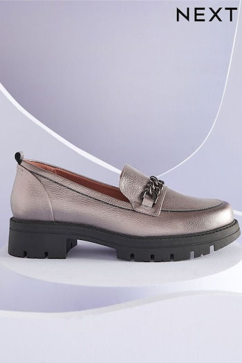 Pewter Forever Comfort With Motionflex Chunky Loafers (568143) | £62