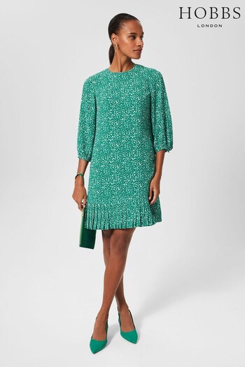 Hobbs Petite Green Liana Dress (568370) | £129