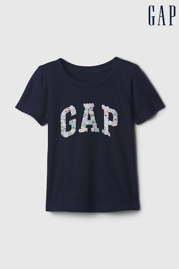 Gap Navy/Blue Graphic Short Sleeve Crew Neck T-Shirt (Newborn-5yrs) (568461) | £8
