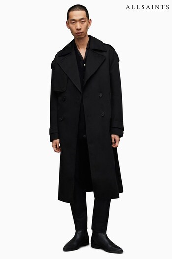 AllSaints Spencer Black Coat (568481) | £379