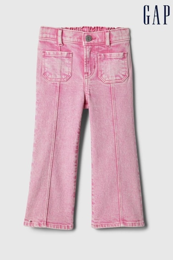 Gap Pink Pull On Stride Jeans contrasting-sleeves (Newborn-5yrs) (568549) | £25