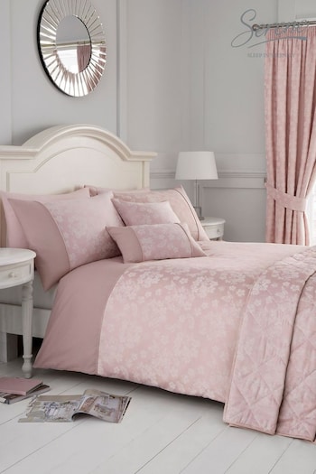 Serene Pink Blossom Duvet Cover And Pillowcase Set (568562) | £32 - £55