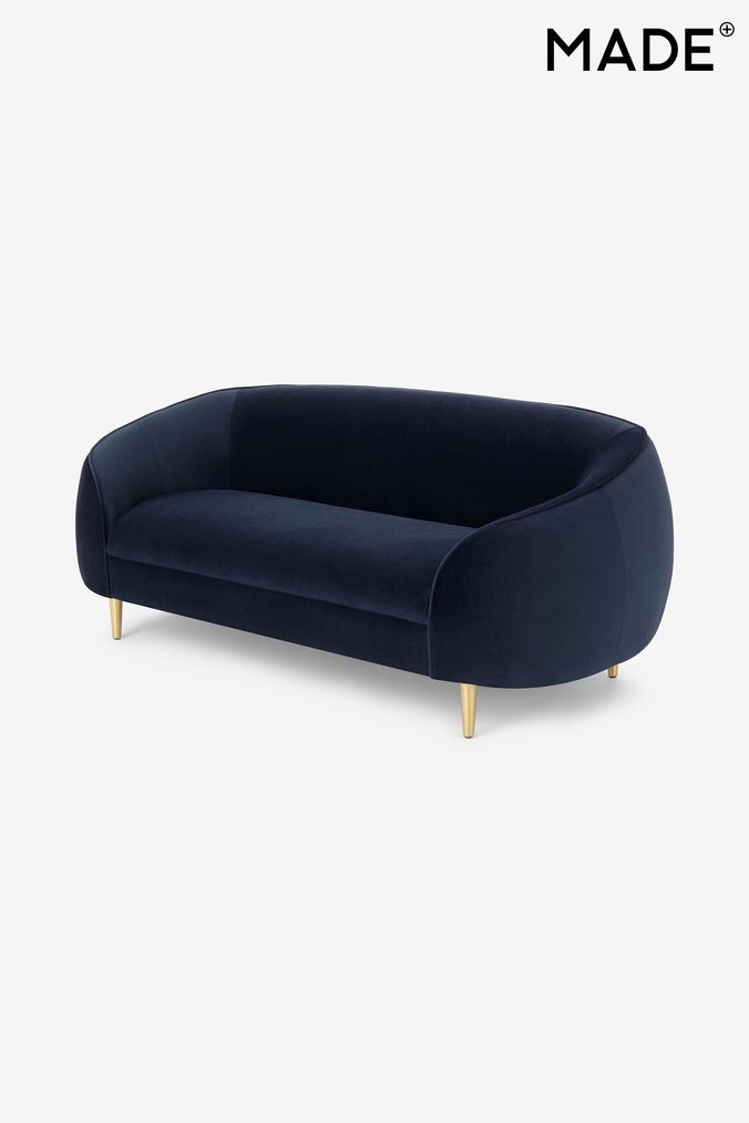 Next shop velvet sofa