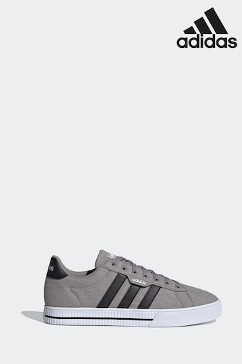 adidas Grey/Black Zip-Up Sportswear Daily 3.0 Trainers (568644) | £60