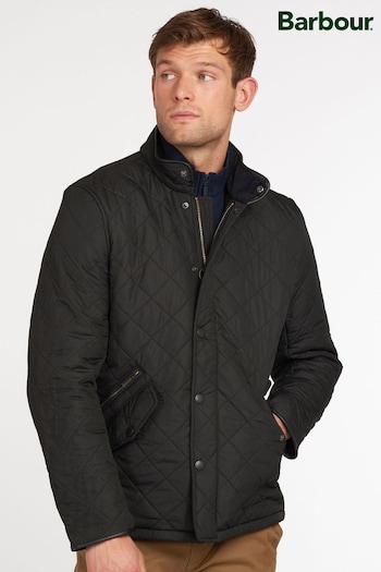 Barbour® Black Powell Quilted Jacket (568685) | £179